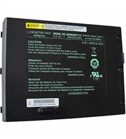 Clevo  6-87-D90-CS-4E6 D900TBAT D900TBAT-12 6600mAh 14.8V Battery         