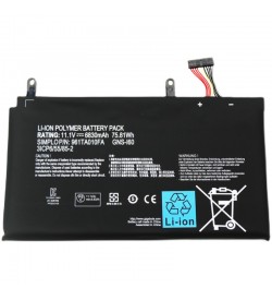Gigabyte GNS-160,GNS-I60 11.1V 6830mAh Laptop Battery